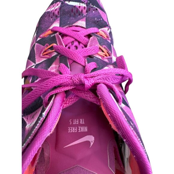 Nike Free Training Shoes Size 9.5 TR Fit 5 Sneakers Purple Fitness Mesh Womens - Picture 5 of 9